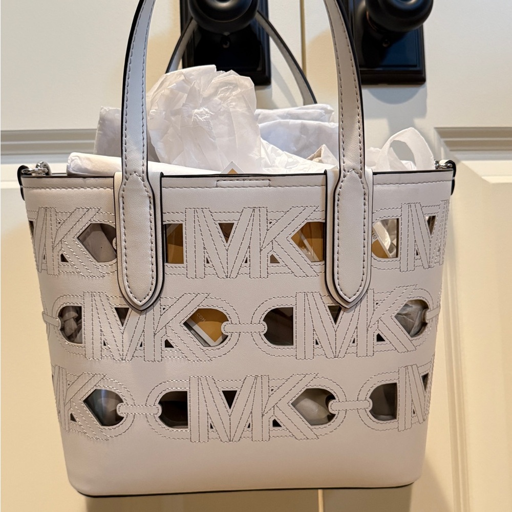 Michael Kors White Tote Bag
